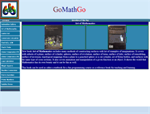 Tablet Screenshot of gomathgo.com